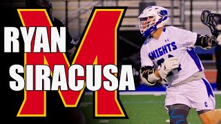 Ryan Siracusa Maryland Commit 2019 CHS Spring Highlights [upl. by Oneal848]