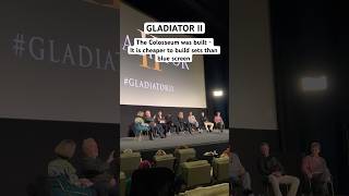 Sir Ridley Scott explains why the Colosseum was built for Gladiator 2 gladiatormovie gladiator2 [upl. by Akinar]