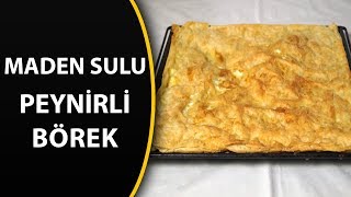 FIRINDA PEYNİRLİ BÖREK  Hazır yufkadan fırında maden sulu peynirli börek tarifi  Yufka böreği [upl. by Nyliret369]