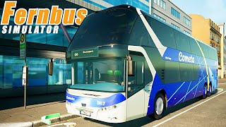 VIAGEM COM CHUVA INSANA VIAÇÃO COMETA  FERNBUS SIMULATOR [upl. by Airotnes]