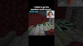 Minecraft Speedrun Moment [upl. by Colfin]