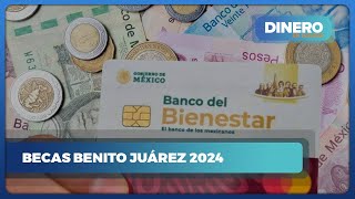 Entrega de tarjetas de la Beca Benito Juárez inicia  Dinero en Imagen [upl. by Ahserb]