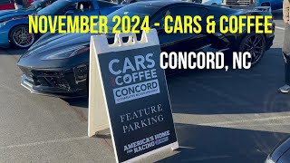 November 2024  Cars amp Coffee POV Charlotte Concord NC  Full Sends Barn Finds amp More carmeet [upl. by Arahsal]