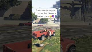 trevor wants to watch a moviebut 😂 gtaviral gtaonline gta5online gtacars gta5 race trevor [upl. by Georgena]