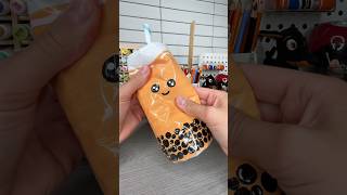 🧋DIY Paper￼ squishy boba papersquishy squishy diy papercraft cutecrafts cute [upl. by Vachel]