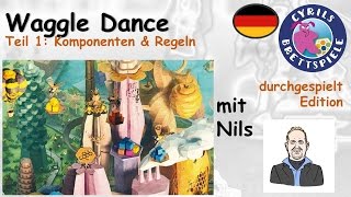 Cyrils Brettspiele  Waggle Dance Brettspiel S57E01  Komponenten amp Regeln [upl. by Obbard]