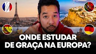 OS MELHORES PAÍSES DA EUROPA PARA ESTUDAR DE GRAÇA [upl. by Blank]