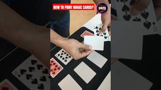 MAGICALLY PRINT BLANK CARDS  PRESTO PRINTO MAGIC TRICK cardmagictrick magictricksvideos [upl. by Palmira]