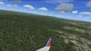 FSX Takeof Southwest B737800 Arnold Palmer Airport Latrobe PA [upl. by Sredna]