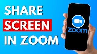 How To Share Screen In Zoom Meetings On Android  2024 [upl. by Olshausen198]