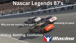 iRacing Nascar Legends 87s Atlanta [upl. by Wash139]