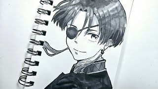 如何畫防風少年蘇枋隼飛how to draw windbreaker Suo Hayato draw drawing anime 畫畫 描いてみた pencildrawing [upl. by Alejoa]