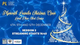 Plymouth Leander Christmas Open Session 2  Level 3 Short Course [upl. by Olumor462]