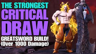 MHWI The Strongest Critical Draw Greatsword Build Over 1000 Damage [upl. by Torto]