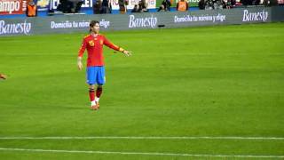 Xabi Alonso takes penalty for Spain against Argentina [upl. by Ahsenrac]