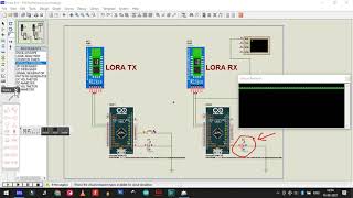 Proteus Simulation  Communication between Two Wireless Modules Using Virtual Serial Port [upl. by Aklog]