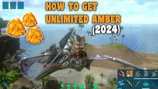 Ark Mobile How To Easily Get Unlimited Ancient Amber 2024 [upl. by Eilsek]