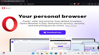 How To Download Opera Web Browser in Windows 11 [upl. by Kcirdehs]