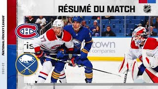 Canadiens vs Sabres 141021  Saison 202122 Match 02 [upl. by Acsisnarf64]