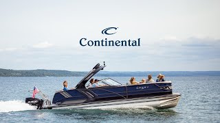 Crest Pontoon Boats  2024 Continental [upl. by Mundt33]