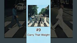 Abbey Road Songs Ranked beatles thebeatles classicrock music ranking [upl. by Kara]