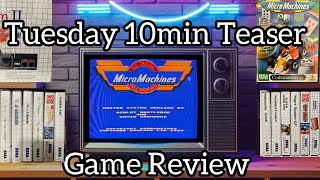 Tuesday 10min Teaser Ep137  Micro Machines mastersystem gaming retrogaming [upl. by Robaina]