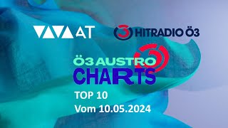 VIVA AT Austro Top 10 by Hitradio Ö3vom 10052024 [upl. by Tacye21]