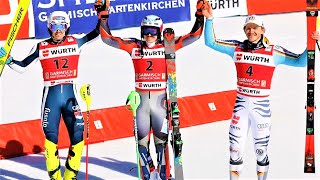 FIS Alpine Ski World Cup  Mens Slalom 2 Run 2  GarmischPartenkirchen GER  2022 [upl. by Heman]