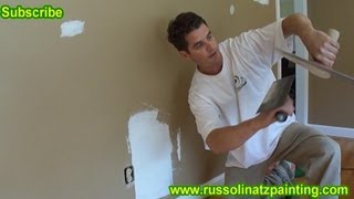 DIY Drywall Repair How to Fix Holes and Dents in the Wall Part 4 [upl. by Noirrad]