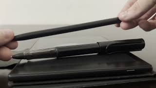 Boox Tab Mini C Stylus Comparison Boox Magnetic Pen2 Pro vs Lamy ALStar EMR Stylus [upl. by Seleta]