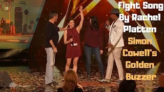 Fight Song By Rachel Platten Simon Cowells Golden Buzzer  Top Best Talent [upl. by Enimrej709]