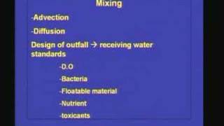 Lecture 32 Wastewater Disposal and Reuse [upl. by Yelrebma]