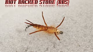 BBS Biot Backed Stonefly Fly Tying Tutorial [upl. by Echo]