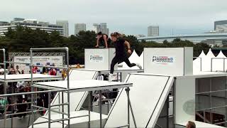 BUCIO Ella  ZUIJDERWIJK Bodine MEXNED  2022 Parkour Worlds Tokyo JPN Qualification Parkour [upl. by Lareneg660]