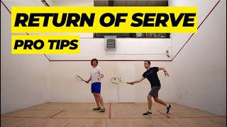 Mastering The Return Of Serve in Squash Tips amp Drills [upl. by Uyr]