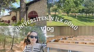 ÜNİVERSİTENİN İLK GÜNÜ  HUKUK FAKÜLTESİNİ GEZELİM ⚖️  DERSLER OKUL ARKADAŞLAR  VLOG [upl. by Burkitt442]