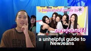 My reaction to quota unhelpful guide to newjeans updated 2024quot [upl. by Nathalie388]