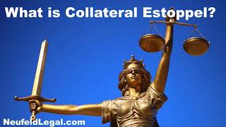 What is Collateral Estoppel legal defense terminology [upl. by Mukul281]