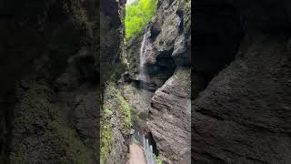 The beautiful and untamed Partnach Gorge or Partnachklamm [upl. by Adolphus]