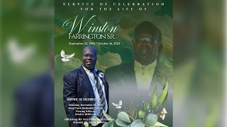 Service of Celebration for the Life of Winston Farrington Sr [upl. by Seugirdor39]