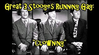 Great 3 Stooges Running Gag quotClowningquot [upl. by Iznil]