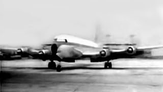 Sabena Douglas DC7C Seven Seas Newsreel  71160 [upl. by Nnyl]