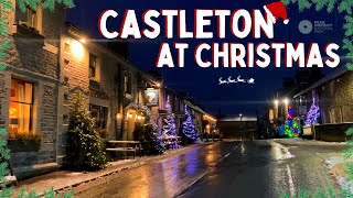 Castleton at Christmas  Winter Wonderland  Peak District Derbyshire  Outdoors Adventure  Nature [upl. by Llyrpa]