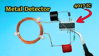 Metal Detector Using 4017 IC [upl. by Meehahs]