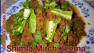 Shimla Mirch Keema  Dhamaka recipes Amna [upl. by Maloney964]