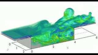 Threedimensional cavity flow [upl. by Traweek]