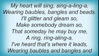 17236 Peggy Lee  Baubles Bangles And Beads Lyrics [upl. by Qirat460]