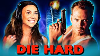 DIE HARD 1988 Movie Reaction w Coby FIRST TIME WATCHING [upl. by Adnohsirk]