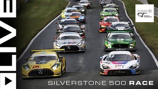 LIVE  Race  Silverstone 500  Intelligent Money British GT Championship [upl. by Aronow262]