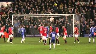 DE GEA AMAZING SAVE VS CHELSEA MATA FREE KICK 1080P HD 311012 CAPITAL ONE CUP [upl. by Igig]